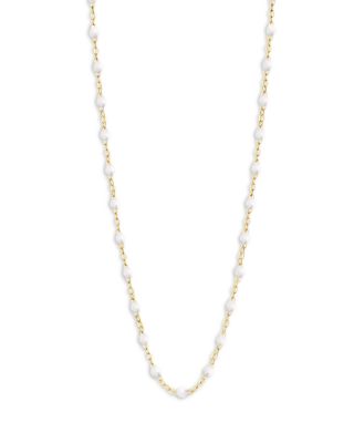 Gigi Clozeau 18K Yellow Gold Classic Gigi Resin Bead Collar Necklace, 17.7