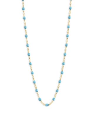 Gigi Clozeau 18K Yellow Gold Classic Gigi Resin Bead Collar Necklace, 17.7
