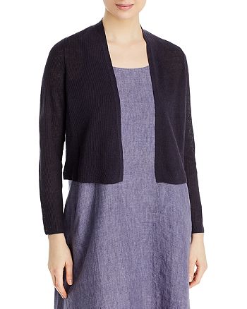 Eileen Fisher - Ribbed Cropped Cardigan