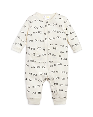 Bloomie's Baby Unisex Alphabet Coverall - Baby In Off White