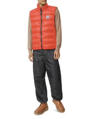 Orange Men's Designer Vests: Down 