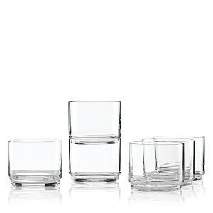 Shop Lenox Tuscany Classics Stackables Short Glasses, Set Of 6 In Clear