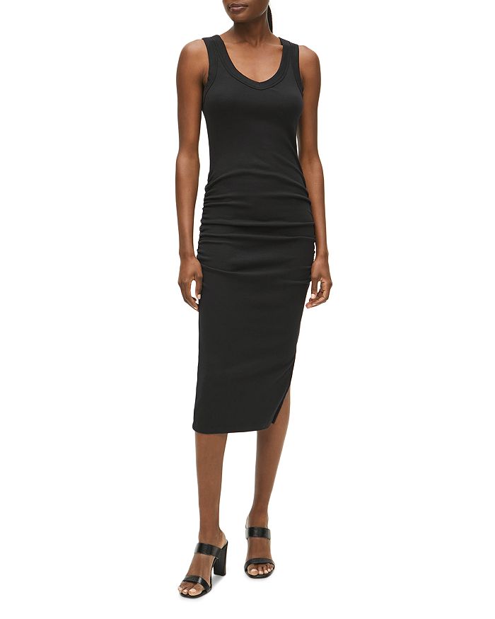 Michael stars ruched midi dress 2025