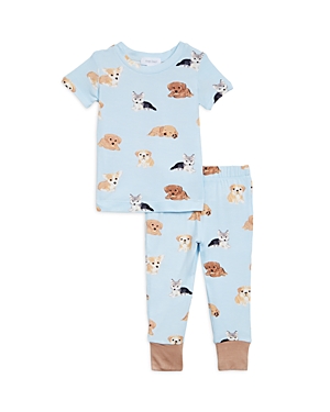 Angel Dear Unisex Soft Puppies Print Loungewear Set - Baby Angel Dear Unisex Soft Puppies Print Loungewear Set - Baby