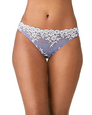 Wacoal Embrace Lace Scalloped-trim Mid-rise Stretch-woven Briefs In Wild Wind/egret