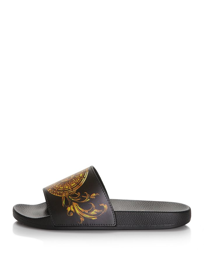 Versace Jeans Couture Men's Gummy Sun Baroque Slide Sandals