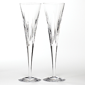 Shop Reed & Barton Soho Toasting Flute Pair, Set Of 2 In Clear