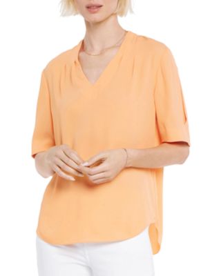 NYDJ Charming Oversized V-Neck Top 