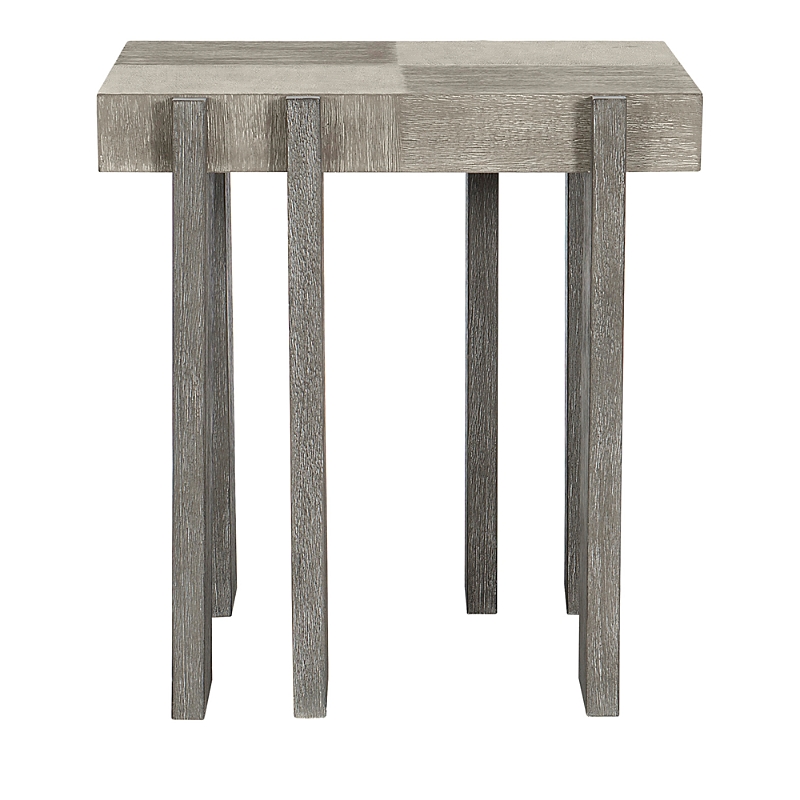 Bernhardt Foundations Side Table In Light Shale
