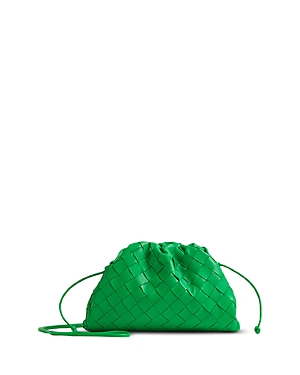 Bottega Veneta Mini Pouch Intrecciato Leather Pouch In Parakeet