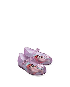 Mini Melissa - Girls' Mini Sweet Love Disney Princess Flats - Walker, Toddler