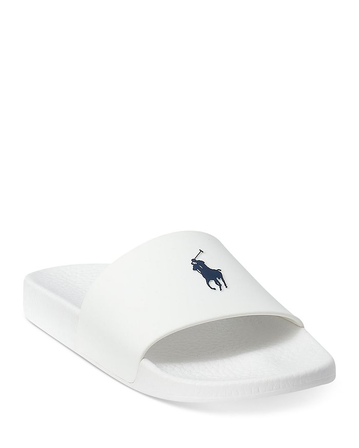Polo Ralph Lauren Men's Logo Pool Slide Sandals | Bloomingdale's