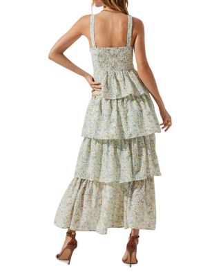 Midsummer Tiered Floral Print Dress