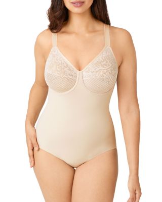 Visual Effects Shaping Bodysuit with Minimizer