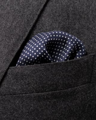 Silk Polka Dot Pocket Square