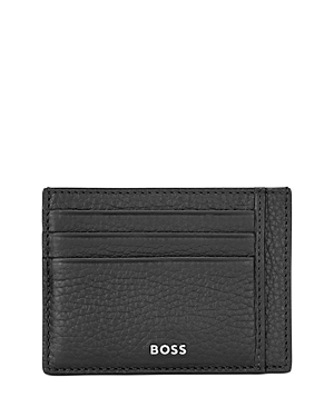 boss hugo boss crosstown leather card case