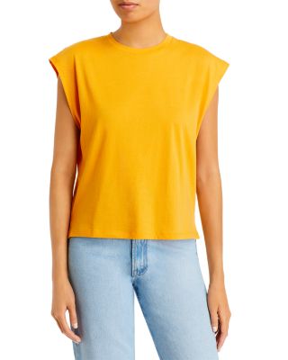 FRAME Le Mid Crewneck Muscle Tank Top 