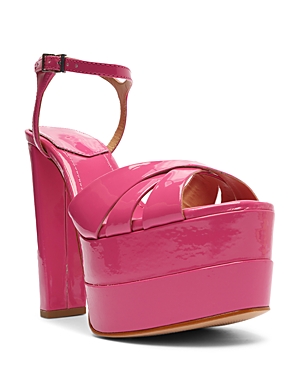 SCHUTZ WOMEN'S KEEFA PLATFORM HIGH BLOCK HEEL SANDALS