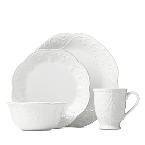 Lenox French Perle 4 Piece Place Setting In White