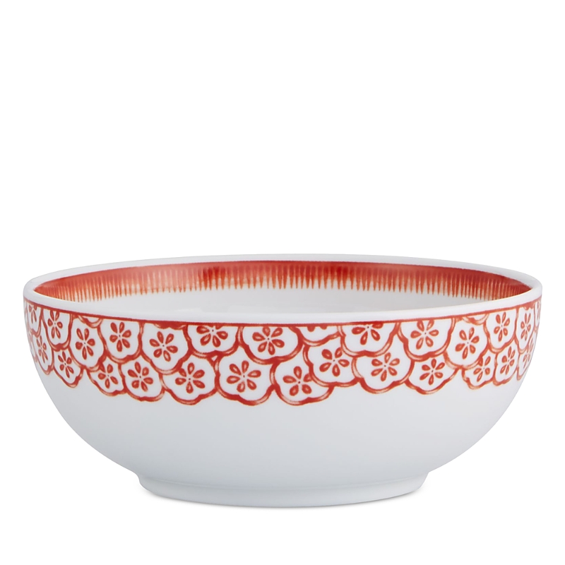 Vista Alegre Coralina Cereal Bowl In Coral