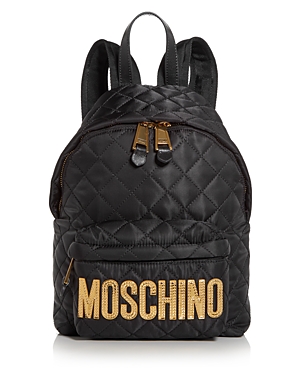 Moschino Quilted Nylon Backpack (667112157642 Handbags) photo