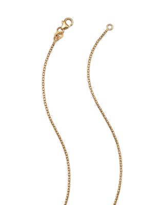Bird Cage Link Chain Necklace in 14K Yellow Gold, 20" 