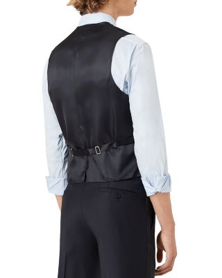 Brushed Wool Suit Vest