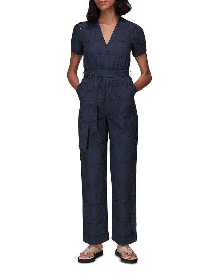 Whistles blue jumpsuit shop