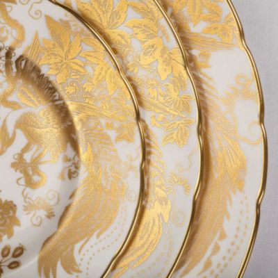Gold Aves Dinner Plate, 10"