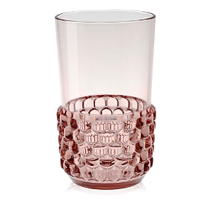 Shop Kartell Jellies Long Drink Glass, Set Of 4 In Pink