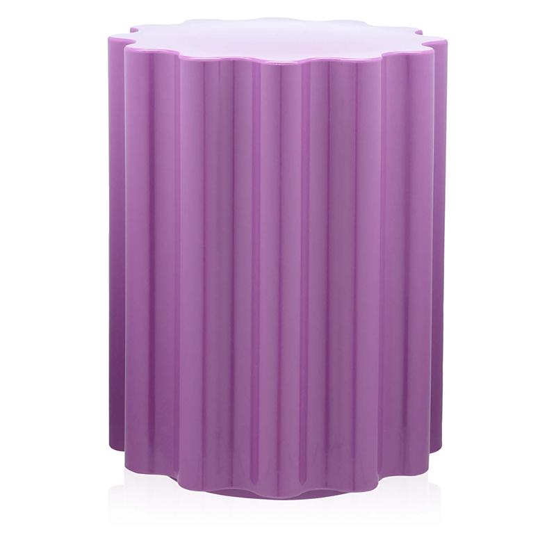 Kartell Colonna Stool In Purple