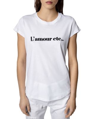 T shirt amour online femme