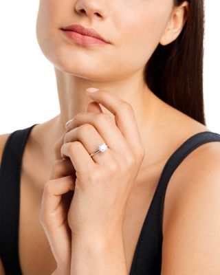 Certified Diamond Round Brilliant Cut Solitaire Ring in 18K White Gold, 0.50-2.0 tcw