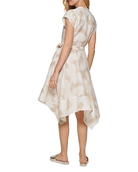 Unastar Women Asymmetric Hem Modern Fit Panelled Mid Long Dress Suit