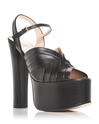 Gucci - Women's Platform Block Heel Sandals