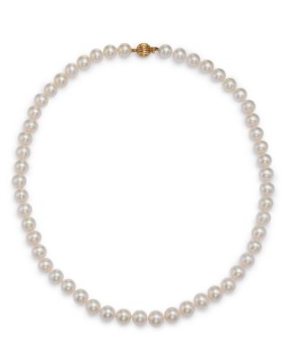 Cultured Freshwater Pearl Necklace in 14K Yellow Gold, 18" 