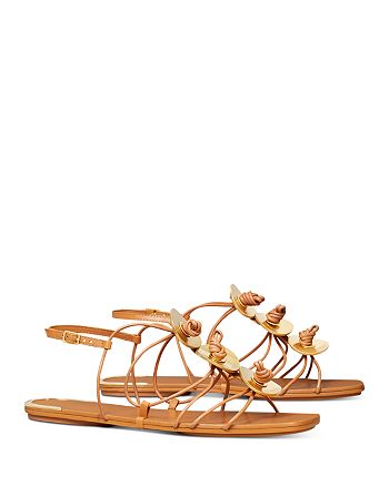 Tory Burch Women's Knotted Strappy Sandals | Bloomingdale's