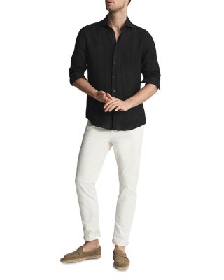 Ruban Long Sleeve Linen Shirt