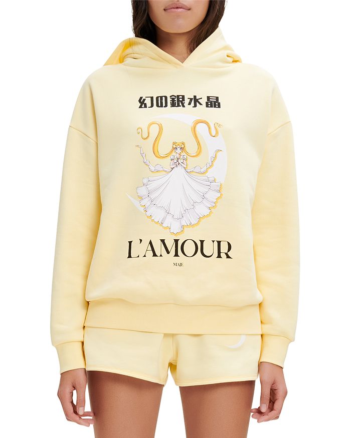 Maje - Tipower L'Amour Graphic Hoodie