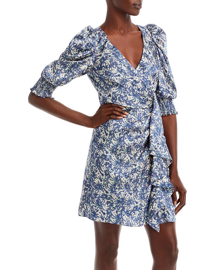 Cinq à Sept Cinq a Sept Lucinda Floral Print Ruffled Dress | Bloomingdale's