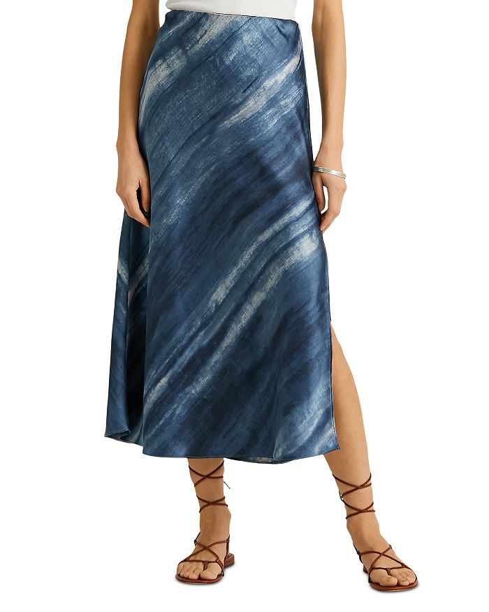 Tie dye sales satin skirt