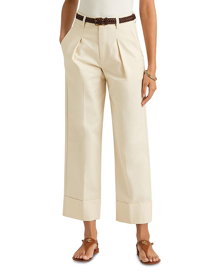 Ralph Lauren Golf Khaki Pants Womens Size 8 Straight Leg Pockets Stretch