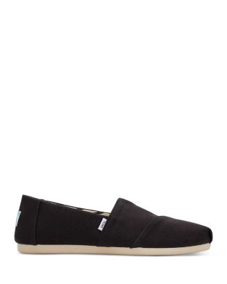 TOMS Alpargata Slip-On Flats - Navy