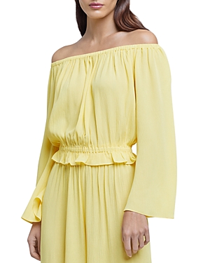 L AGENCE L'AGENCE CALLAN OFF-THE-SHOULDER TOP