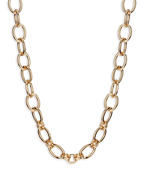Luv Aj Cleo Link Chain Necklace in Gold Tone, 16-19
