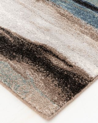 MINK HOME Leisure Bay Dusk Area Rug, 2'3" x 7'7"