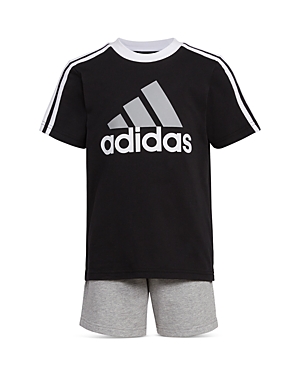 Adidas Boys' Two Piece Tee & French Terry Shorts Set - Little Kid