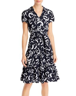 T Tahari Short Sleeve Tiered Dress | Bloomingdale's