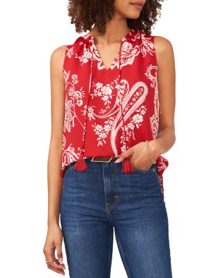 vince camuto paisley top