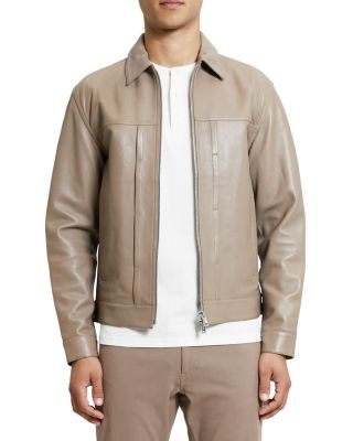 Theory Rhett Leather Jacket 